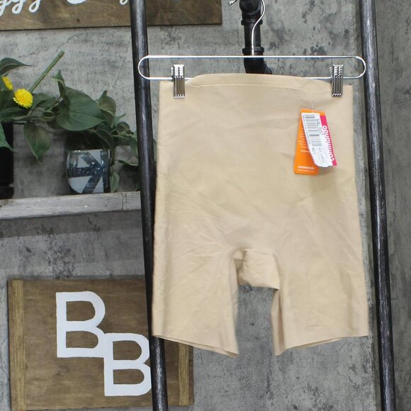 Commando Womens Zone Smoothing Shorts CC120-TNU Beige Brown L - Picture 1 of 6